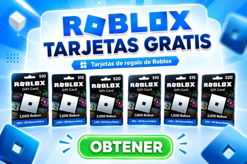 Cómo obtener tarjetas de regalo de Roblox de forma segura